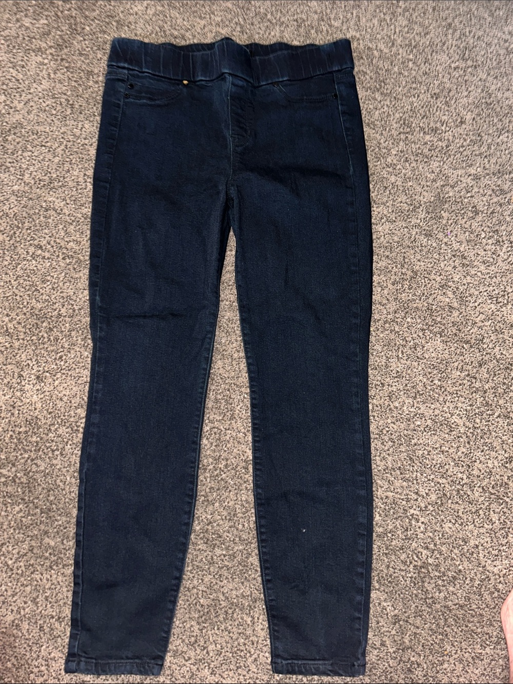 Liverpool Dark Indigo Pull-On Jeggings - Deep Blue